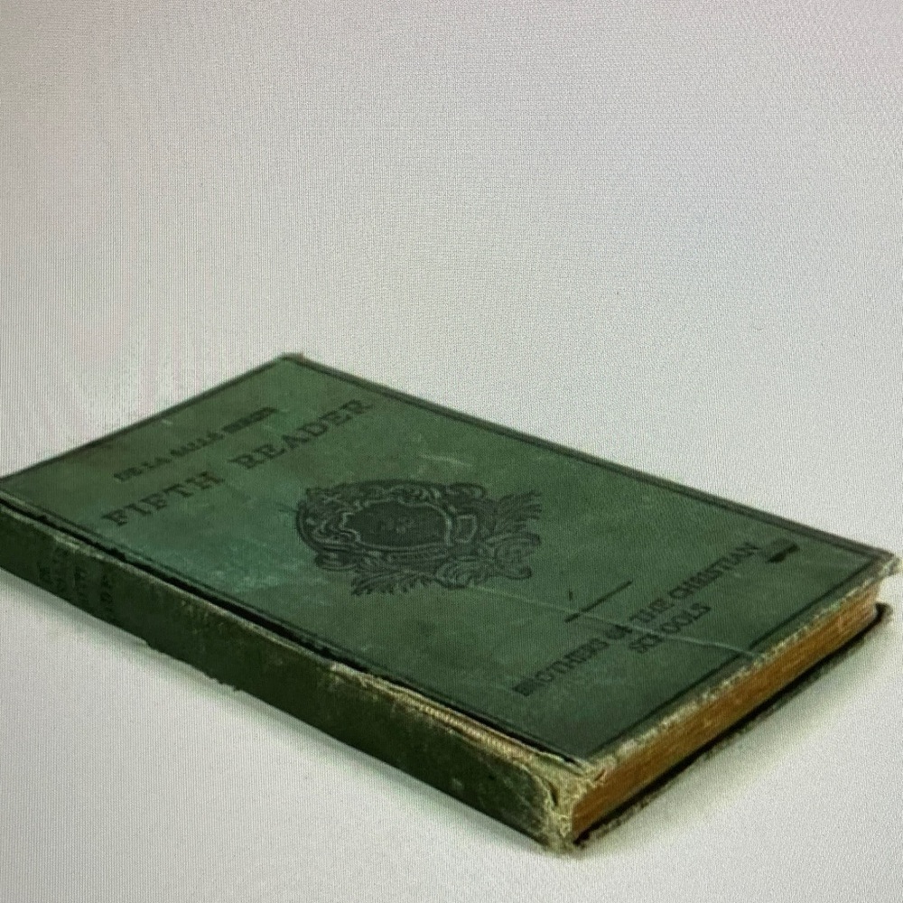 Antique Green Hardcover Book "Fifth Reader"